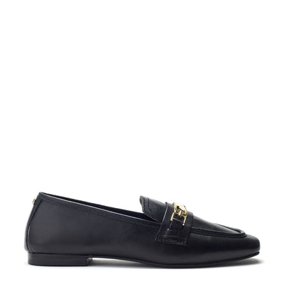 Earley Black Leather Shoes