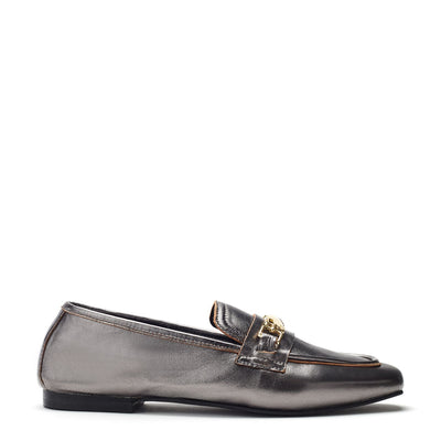 Earley Pewter Leather Shoes