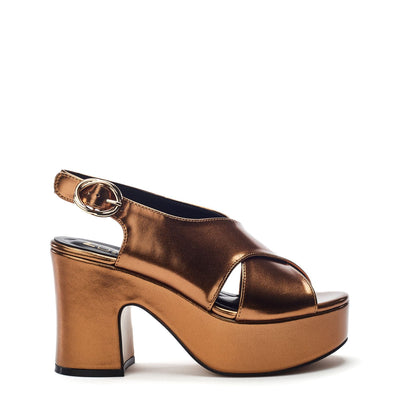 Nakara Bronze Porvair Sandals