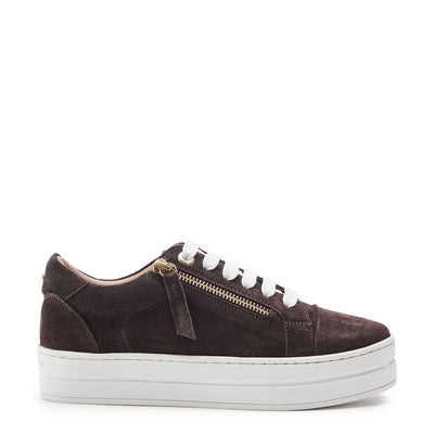 Abbee Brown Suede Trainers