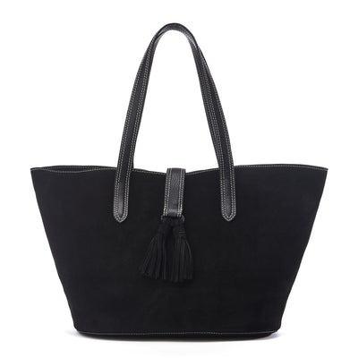 Addison Bag Black Suede 