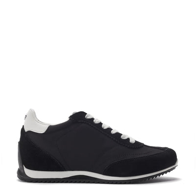 Akalia Black Textile Trainers