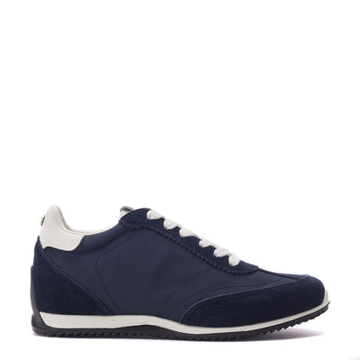 Akalia Navy Textile Trainers