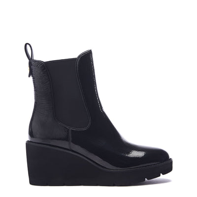 Allby Black Patent Patent Boots