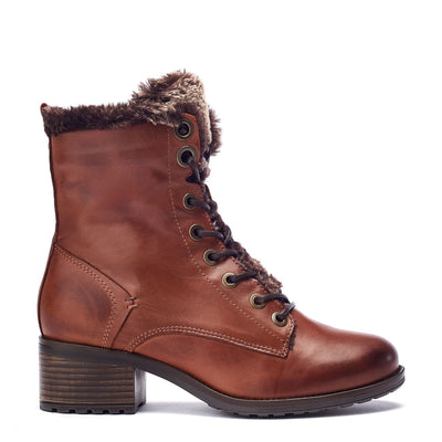 Alpinne Dark Tan Leather Boots