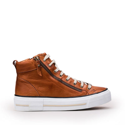 Annaken Tan Leather Trainers