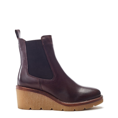 Audyn Dark Brown Leather Boots