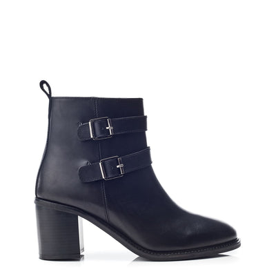 Astoria Black Leather Boots
