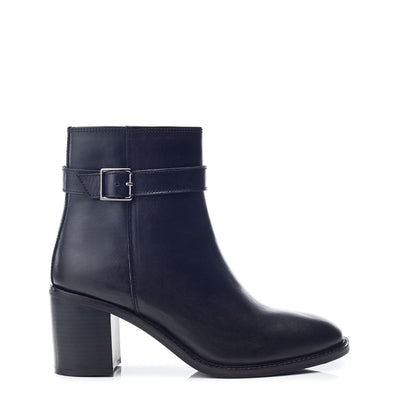 Dolores Black Leather Boots