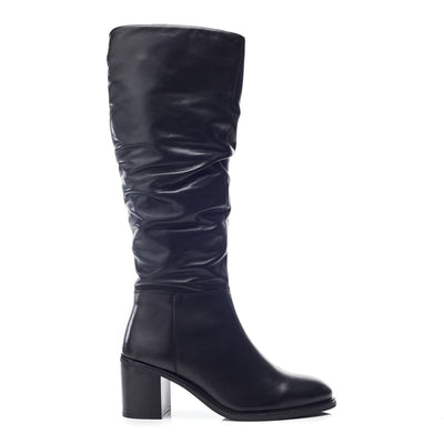 Lupin Black Leather Boots