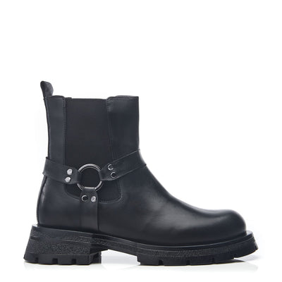Ringo Black Leather Boots