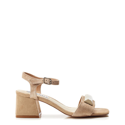 Surrey Beige Suede Sandals
