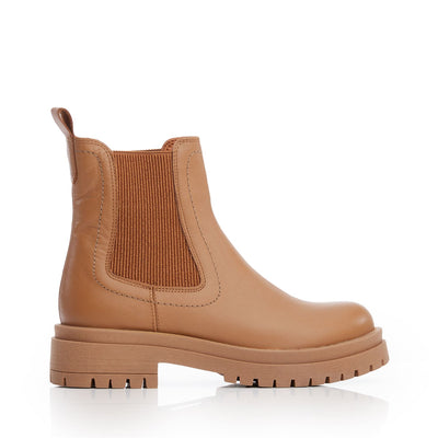 Waya Tan Leather Boots