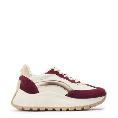 Baibine Off White Porvair Trainers