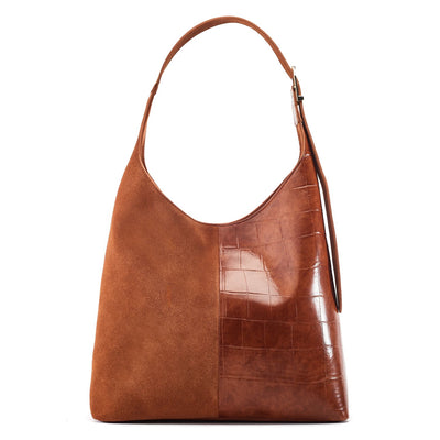 Basilla Bag Tan Suede 