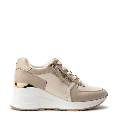 Bayley Beige Porvair Trainers