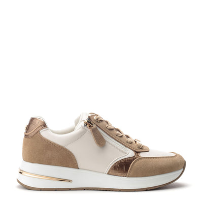 Bellaa Beige Suede Trainers