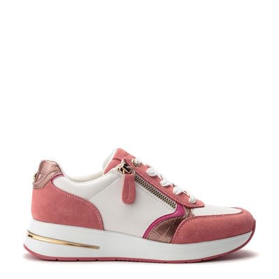 Bellaa Pink Suede Trainers