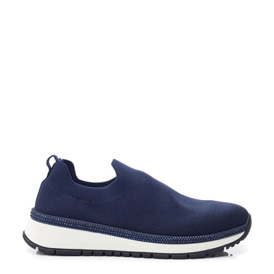 Bellariah Navy Textile Trainers
