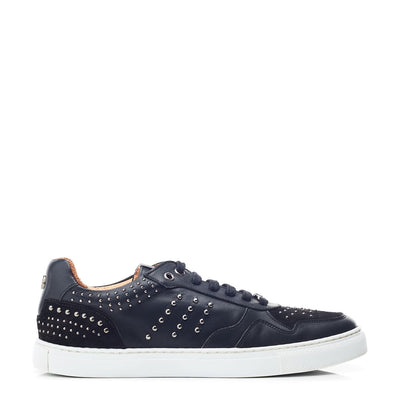 Betee Black Leather Trainers