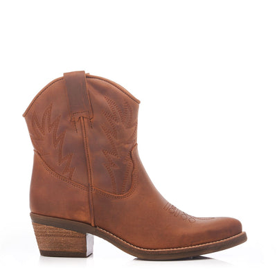 Bettsie Taupe Leather Boots
