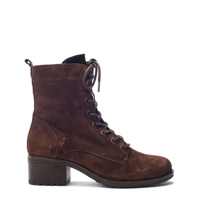 Bezzy Dark Brown Suede Suede Boots