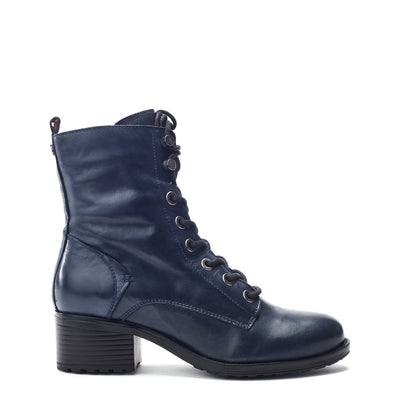 Bezzy W Navy Leather Boots