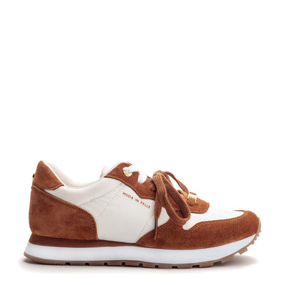 Billiee Camel Suede Trainers