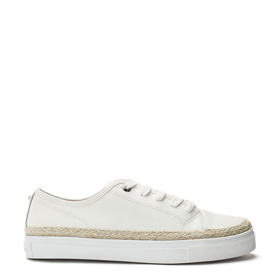 Birch Off White Leather Trainers