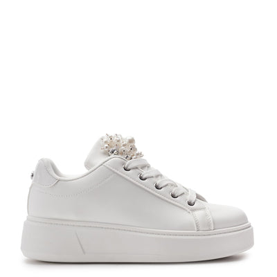 Bonnee White Porvair Trainers