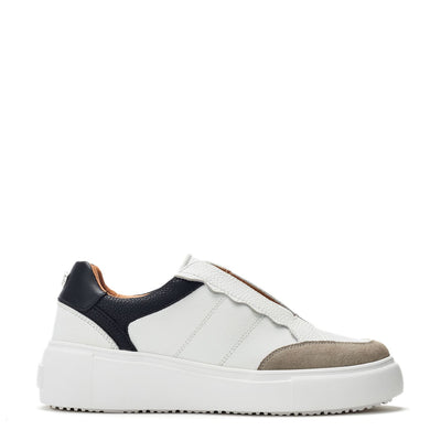 Braelynn White Porvair Trainers