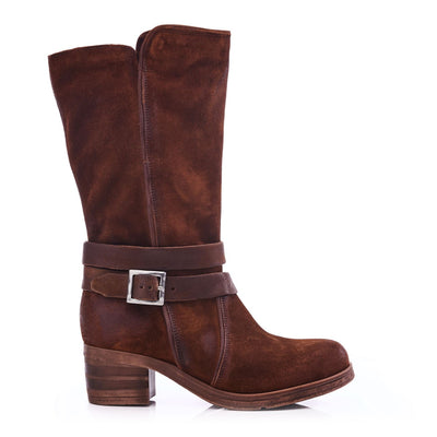 Brinley Tan Suede Boots