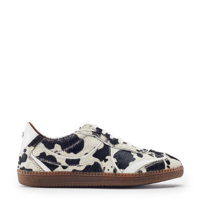Brioni Cow Print Pony Hair Trainers