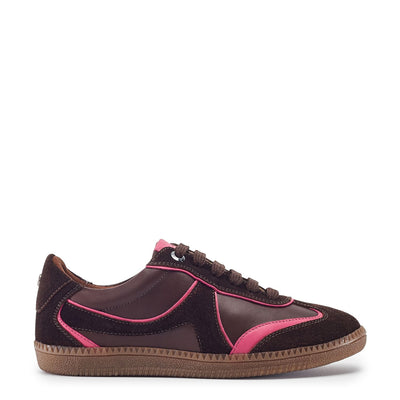 Brioni Dark Brown Suede Trainers