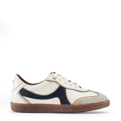 Brioni Off White Leather Trainers