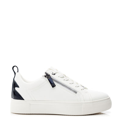 Brumath White Black Porvair Trainers
