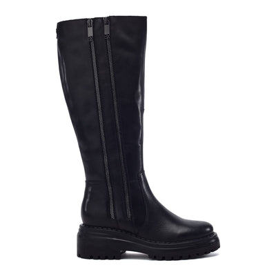 Camilio Black Leather Boots