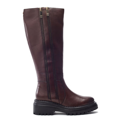 Camilio Dark Brown Leather Boots