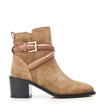 Carliy Tan Suede Boots