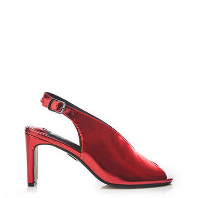 Christiie Red Metallic Shoes