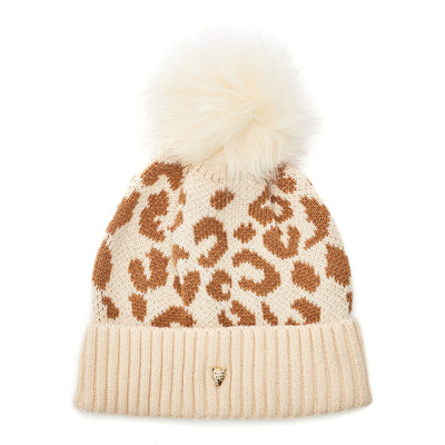 Cleohat Cream-Leopard Textile 