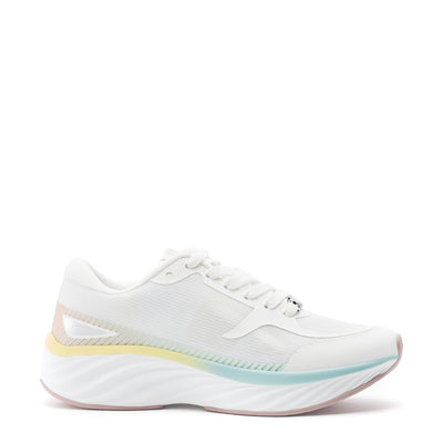 Damara White Textile Trainers