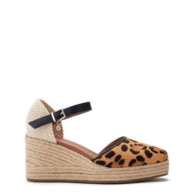 Earll Leopard Pony Hair Shoes