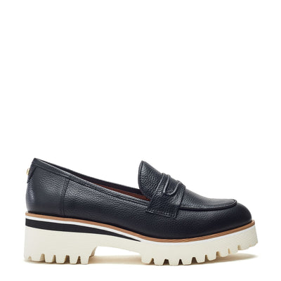 Ebonee Black Leather Leather Shoes