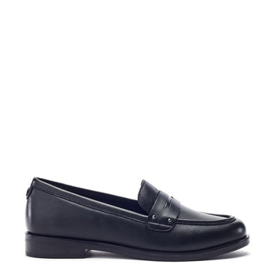 Ema Black Leather Shoes