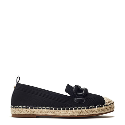 Emaria Black Textile Shoes