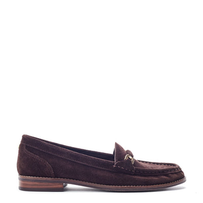 Emella Dark Brown Suede Shoes