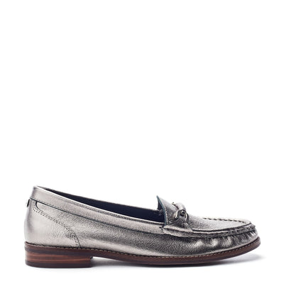 Emella Pewter Leather Shoes