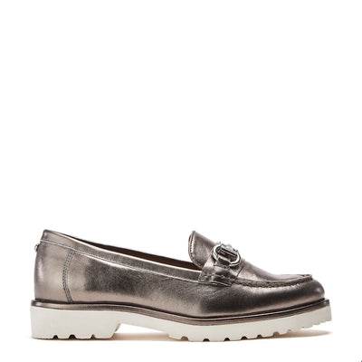 Emori Pewter Leather Shoes