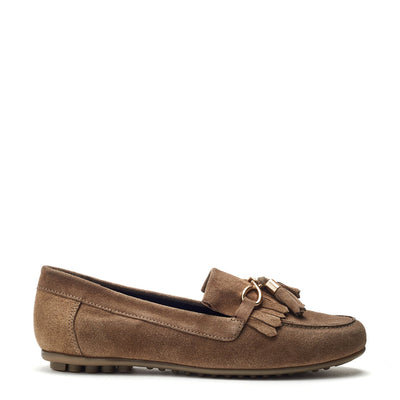 Essana Beige Suede Shoes